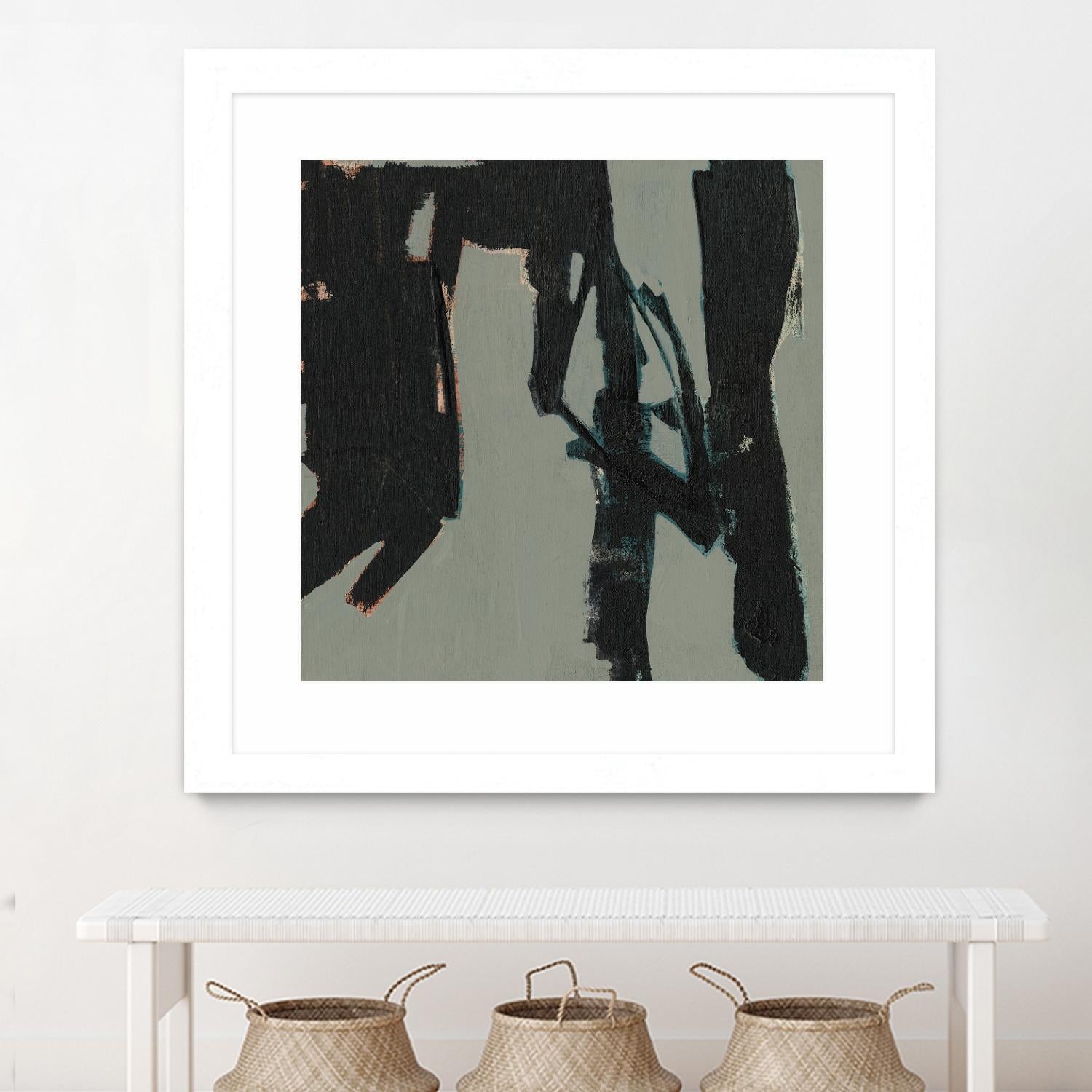 Ode an Kline VIII by Jennifer Goldberger on GIANT ART - black abstract abstract