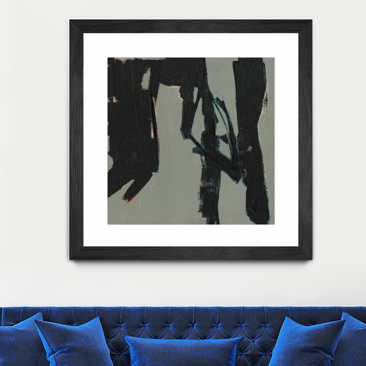 Ode an Kline VIII by Jennifer Goldberger on GIANT ART - black abstract abstract