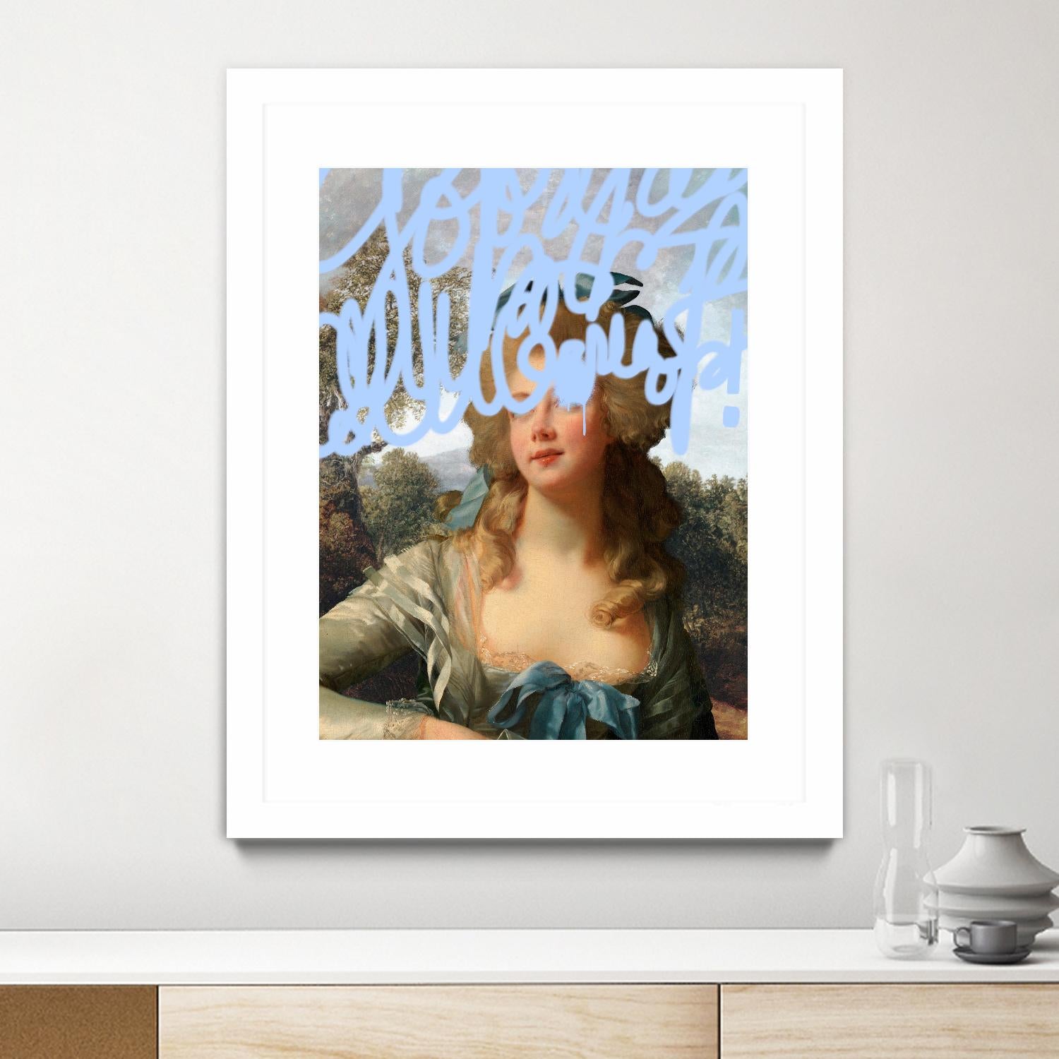 Concealed Portrait III by Victoria Barnes on GIANT ART - beige figurative figure