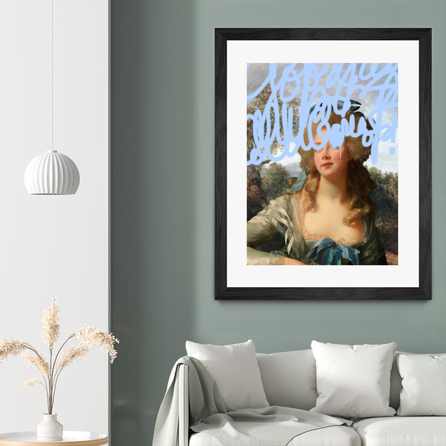 Concealed Portrait III by Victoria Barnes on GIANT ART - beige figurative figure