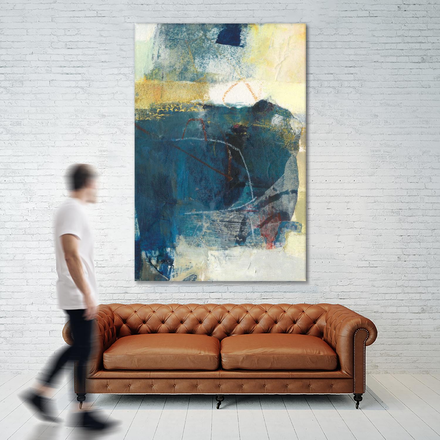 Frazil III by Sue Jachimiec on GIANT ART - gold abstract abstract