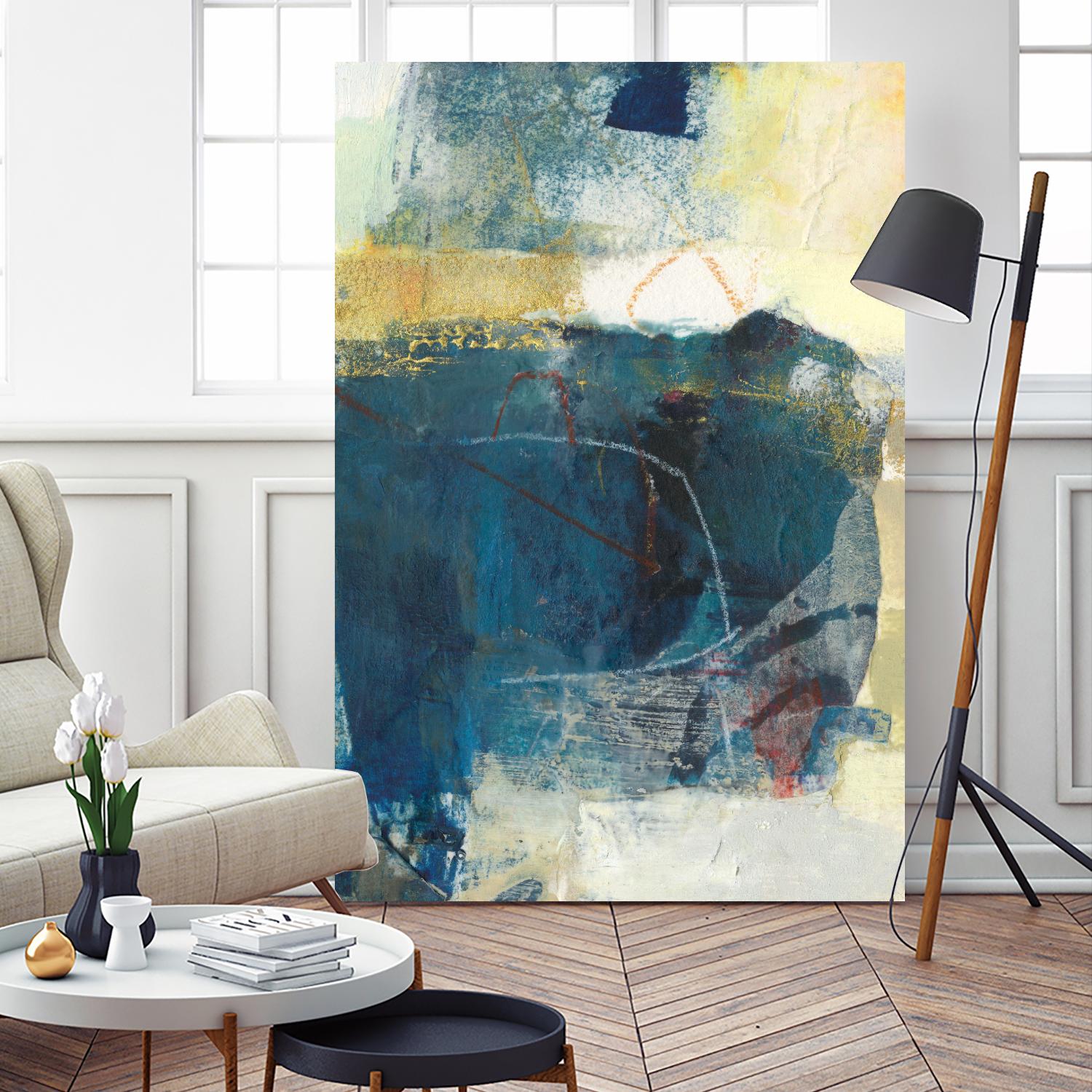 Frazil III by Sue Jachimiec on GIANT ART - gold abstract abstract