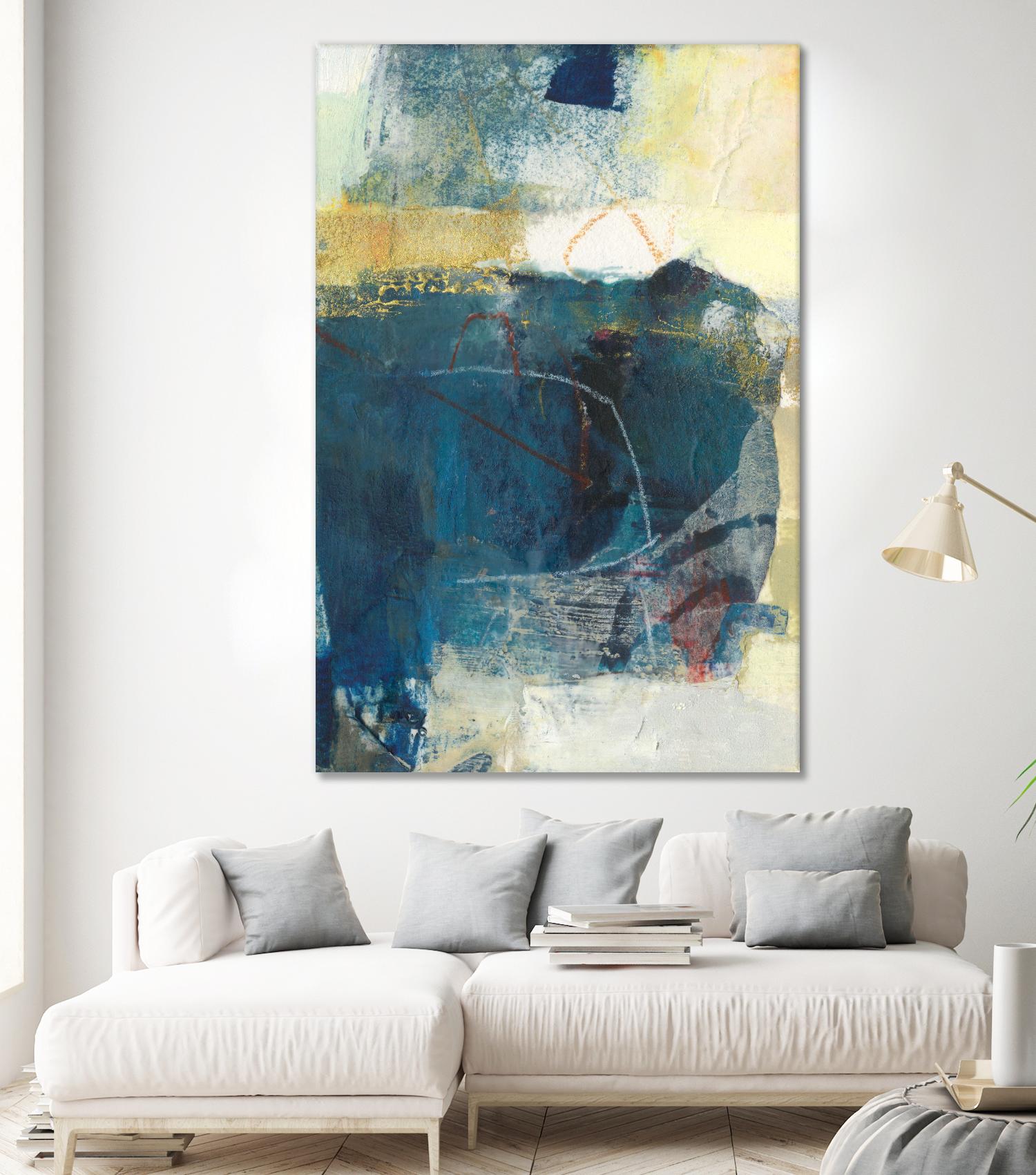 Frazil III by Sue Jachimiec on GIANT ART - gold abstract abstract