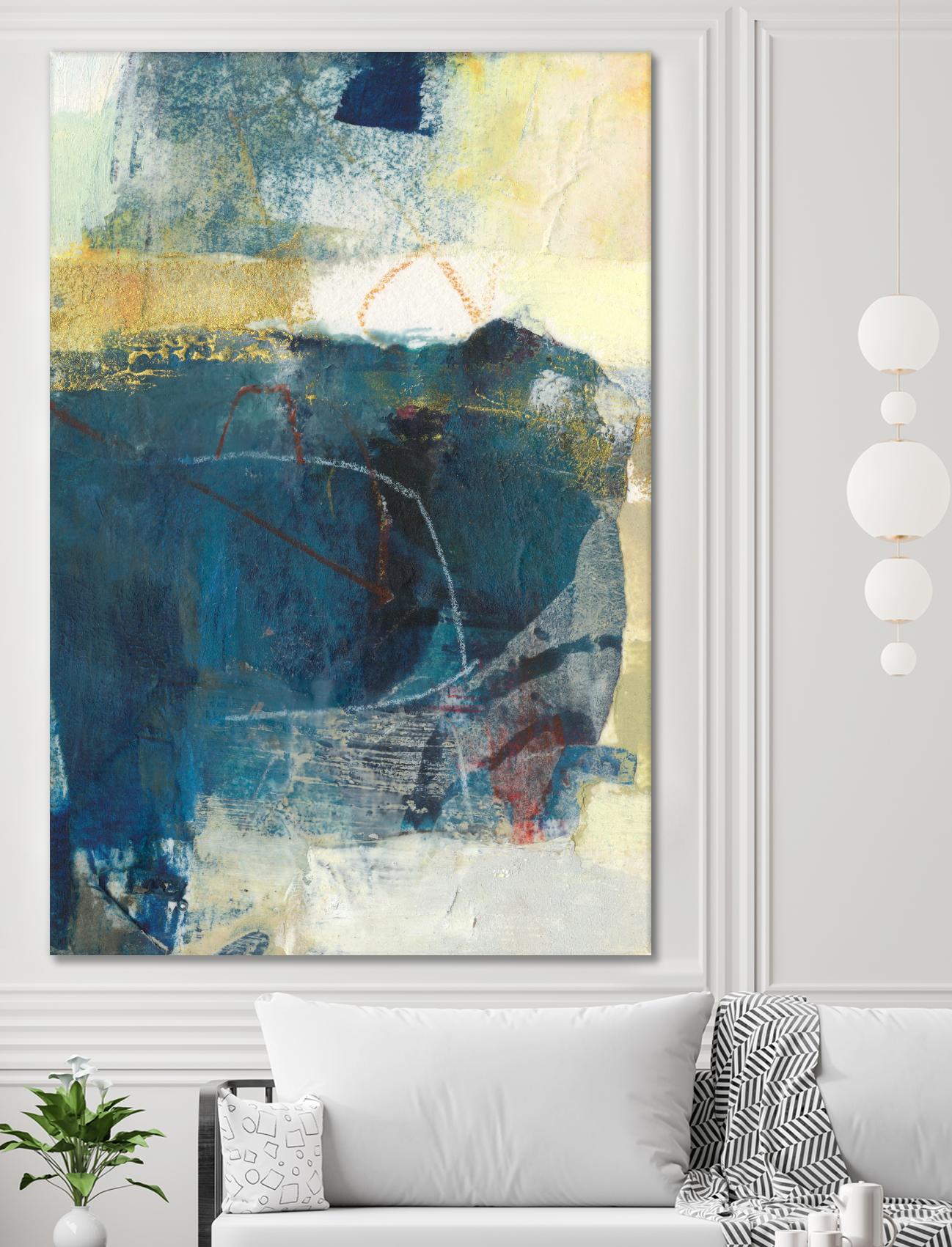 Frazil III by Sue Jachimiec on GIANT ART - gold abstract abstract