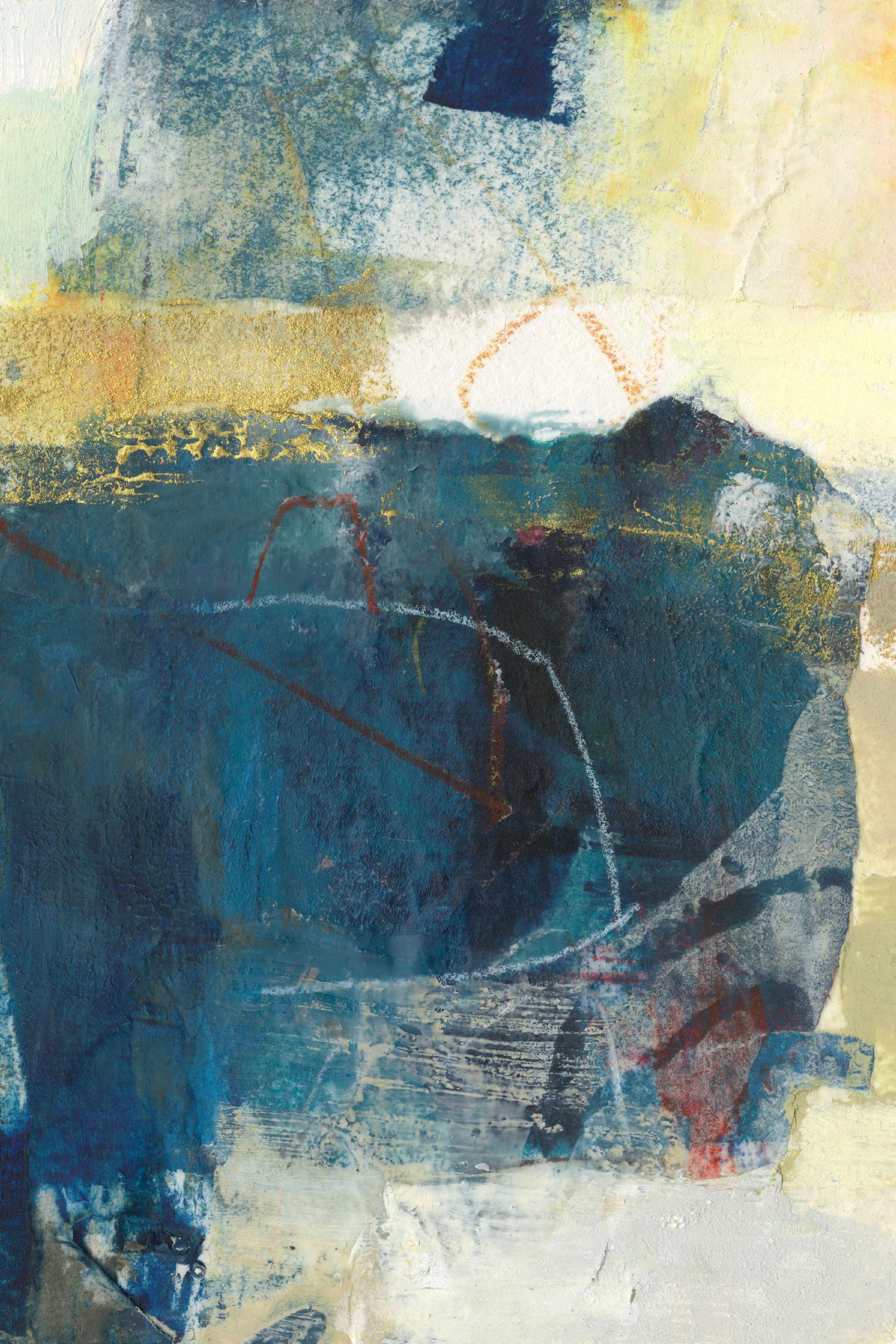 Frazil III by Sue Jachimiec on GIANT ART - gold abstract abstract