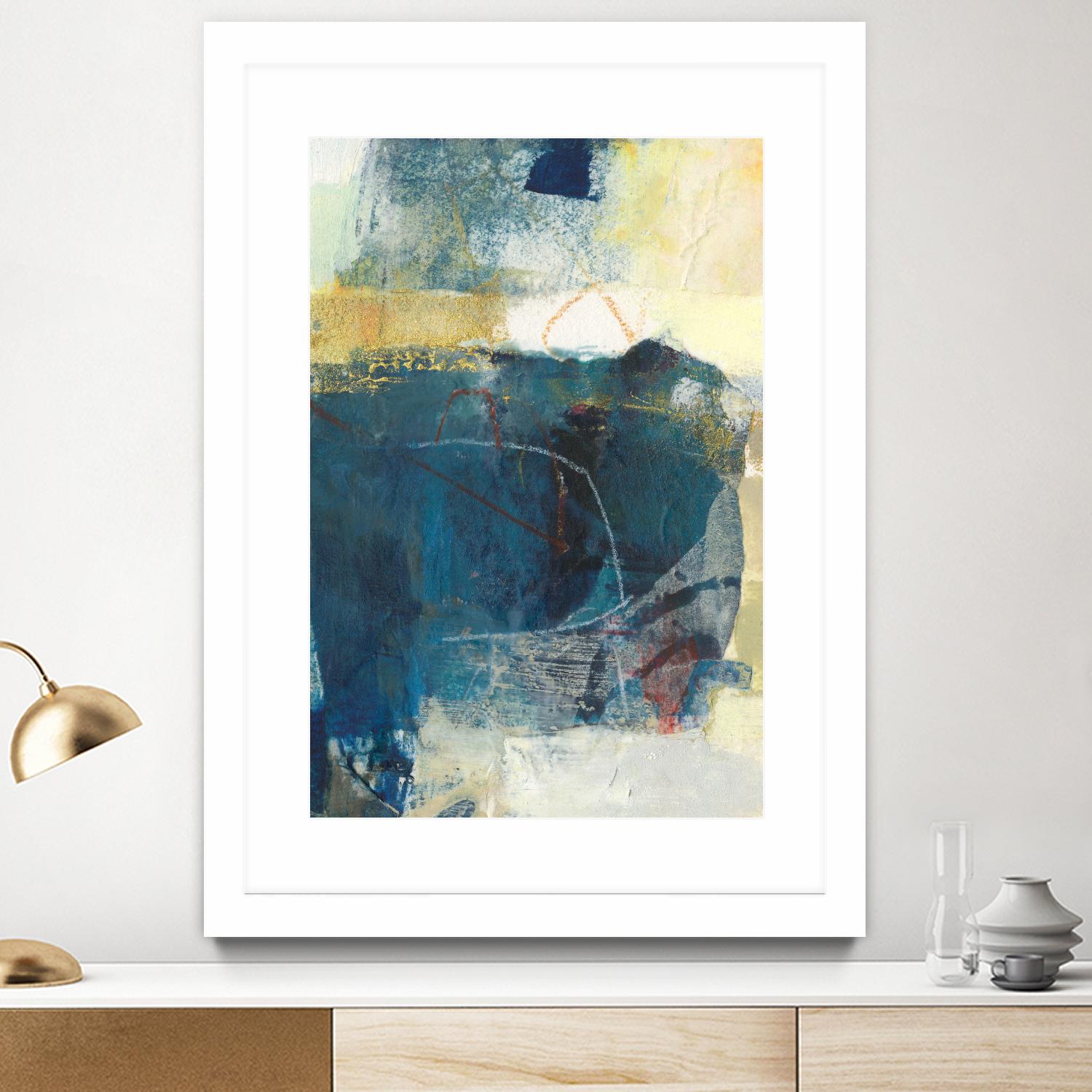 Frazil III by Sue Jachimiec on GIANT ART - gold abstract abstract