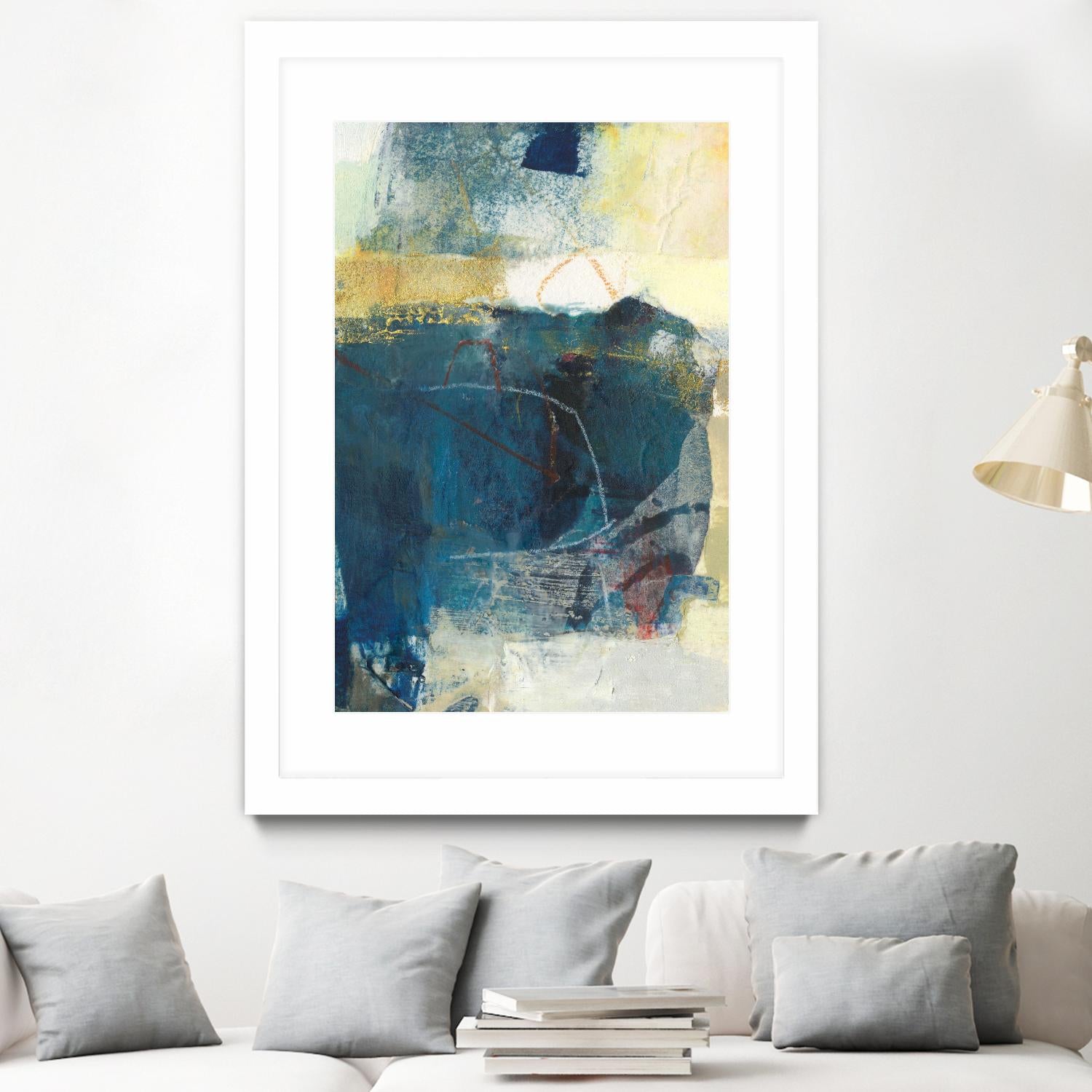 Frazil III by Sue Jachimiec on GIANT ART - gold abstract abstract