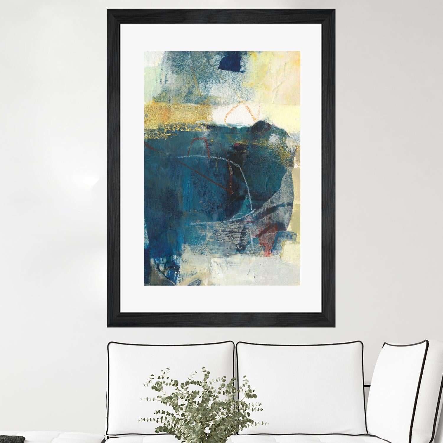 Frazil III by Sue Jachimiec on GIANT ART - gold abstract abstract