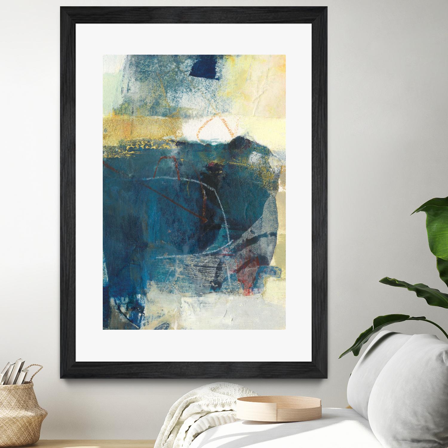 Frazil III by Sue Jachimiec on GIANT ART - gold abstract abstract