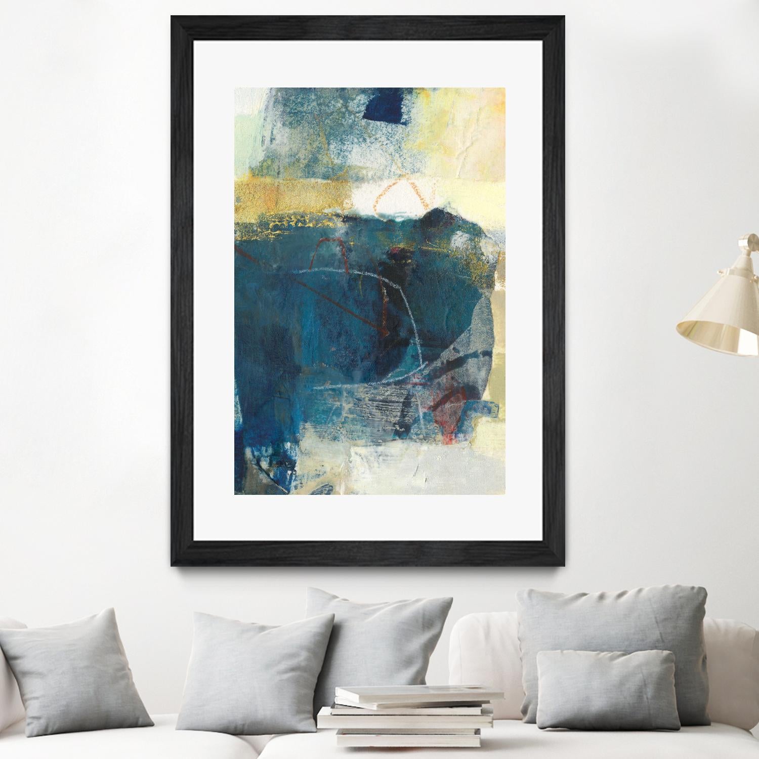 Frazil III by Sue Jachimiec on GIANT ART - gold abstract abstract