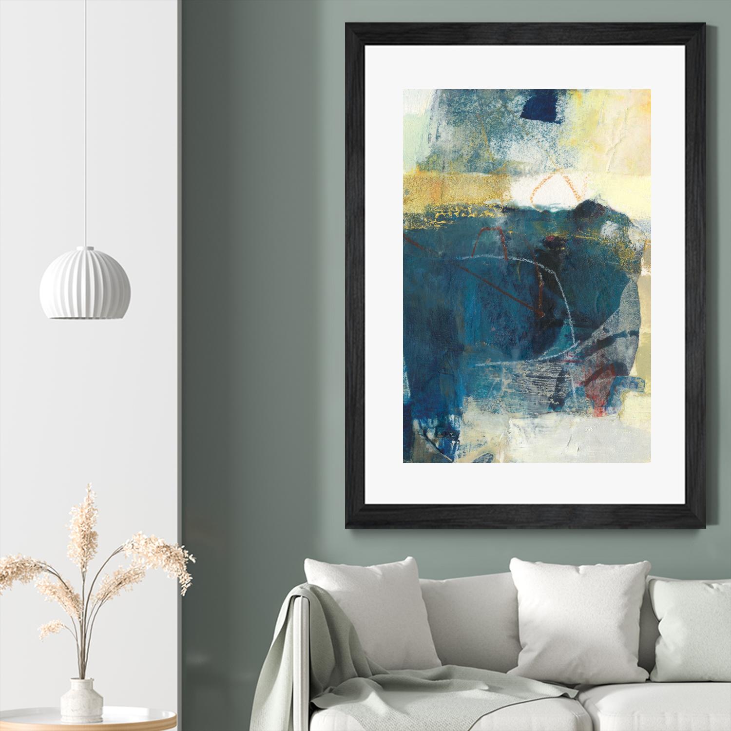 Frazil III by Sue Jachimiec on GIANT ART - gold abstract abstract