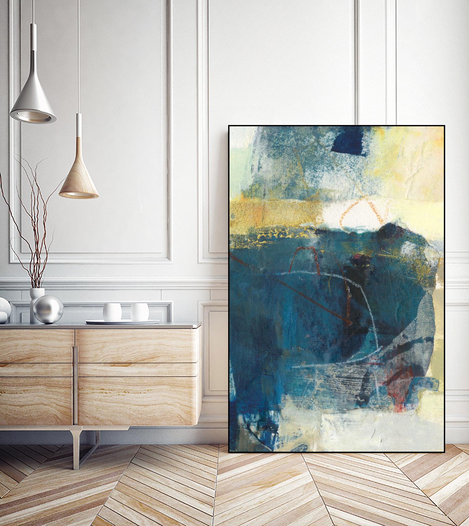 Frazil III by Sue Jachimiec on GIANT ART - gold abstract abstract