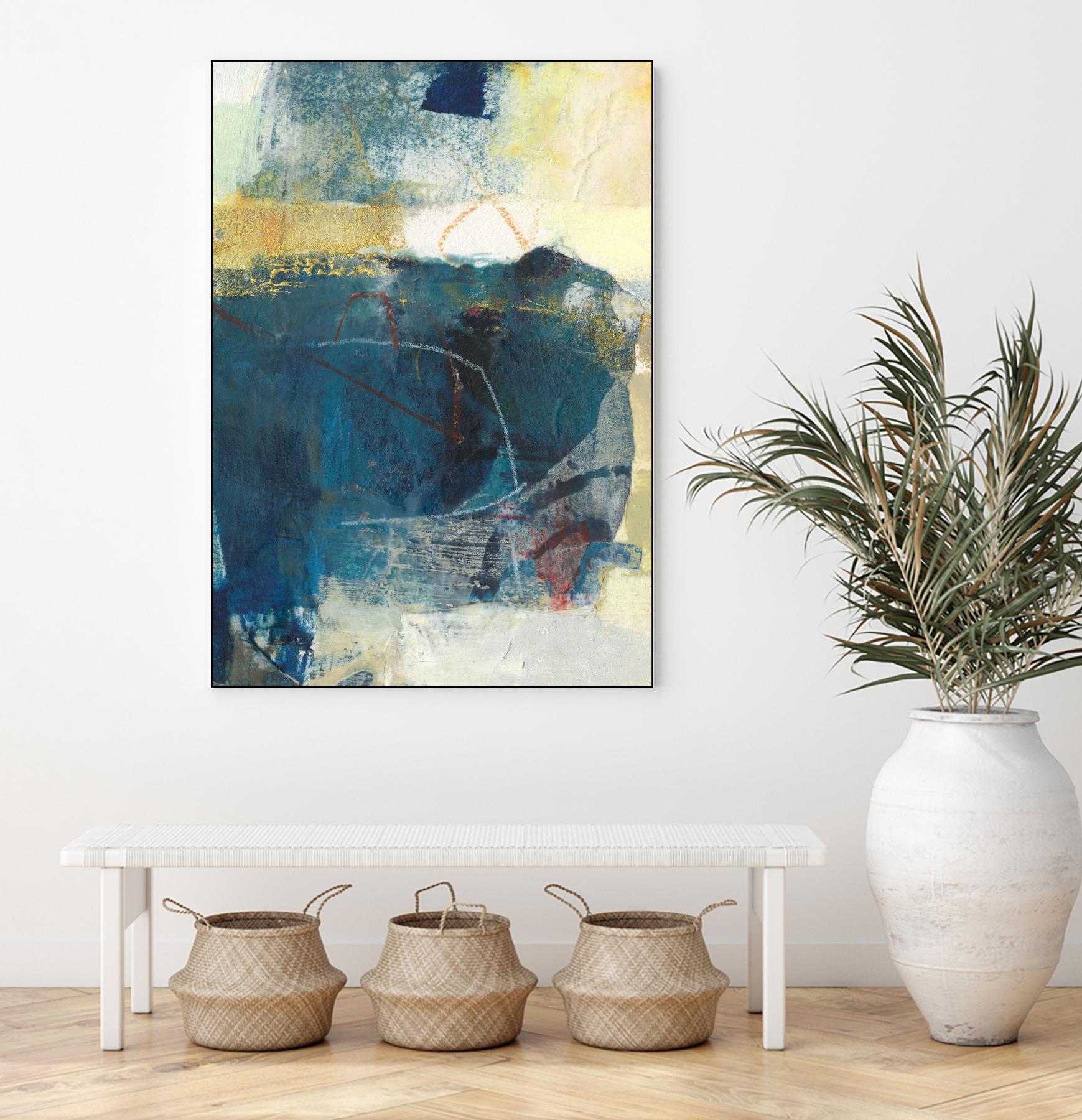 Frazil III by Sue Jachimiec on GIANT ART - gold abstract abstract