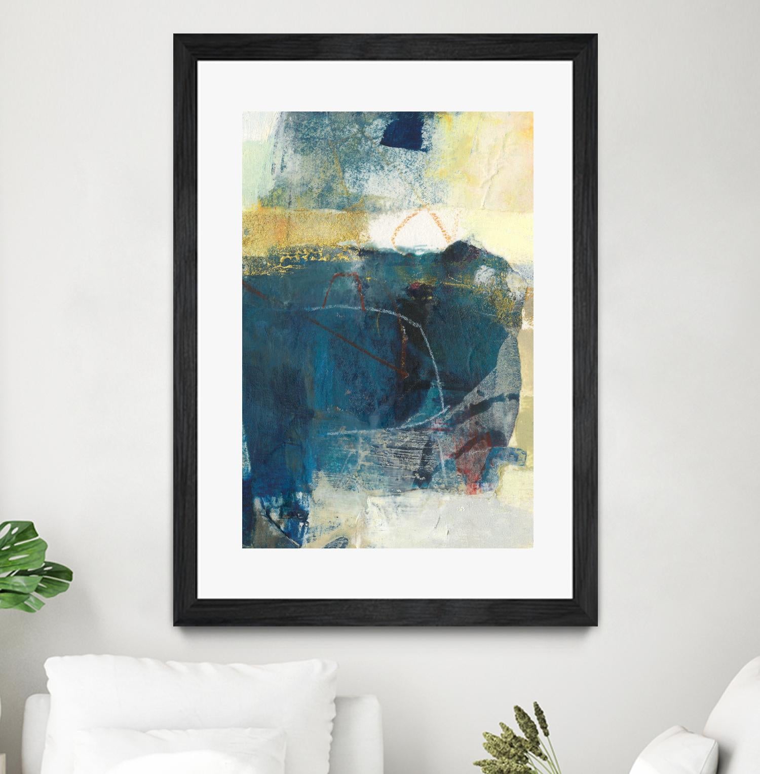 Frazil III by Sue Jachimiec on GIANT ART - gold abstract abstract