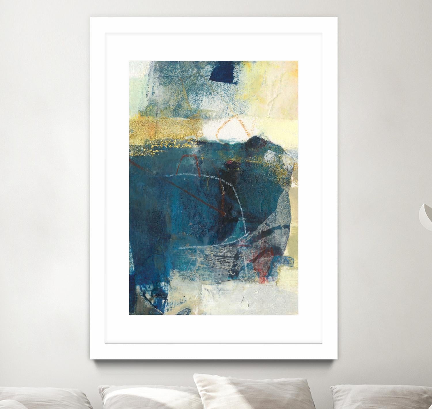 Frazil III by Sue Jachimiec on GIANT ART - gold abstract abstract