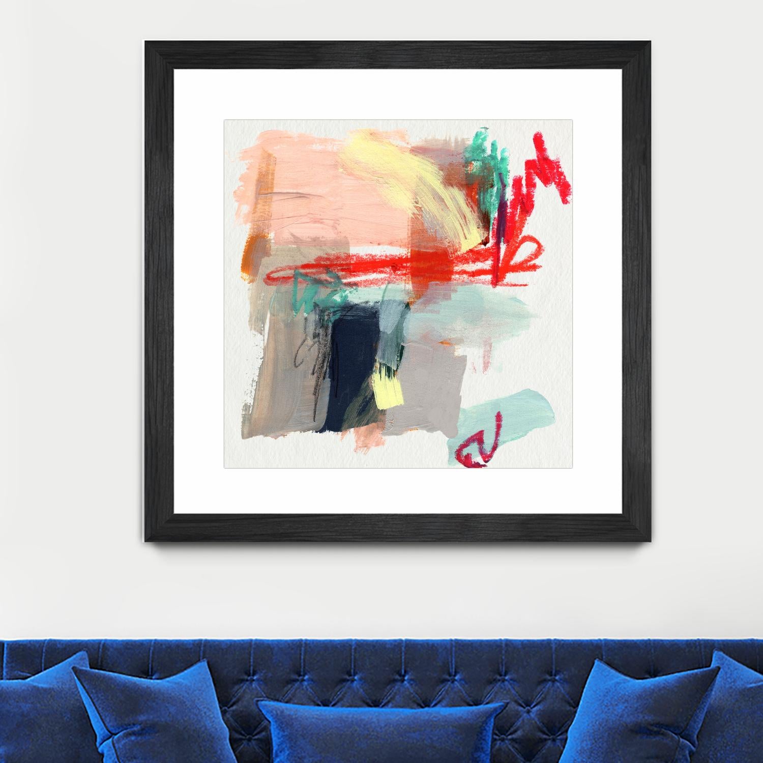 Abstract Metro Maps I by Jennifer Parker on GIANT ART - red abstract abstract