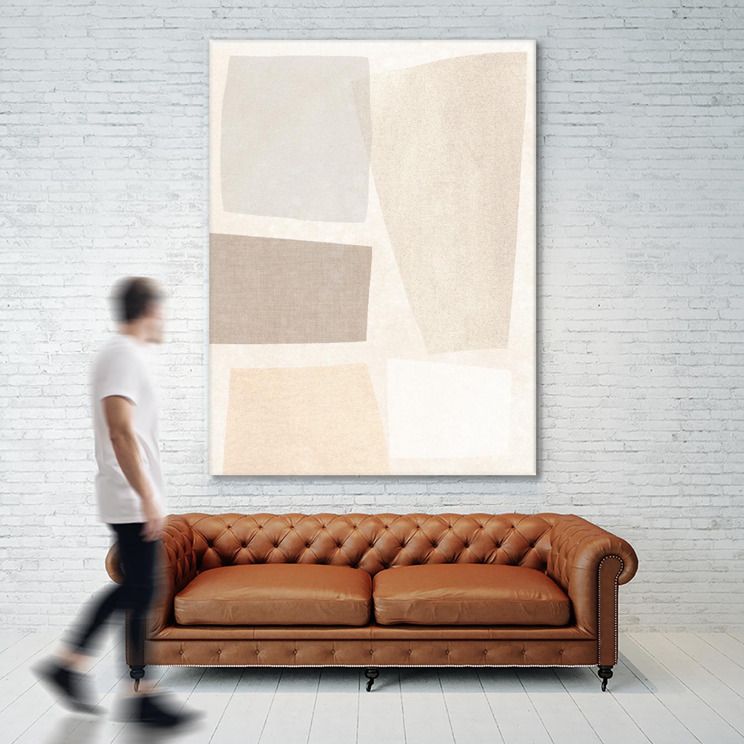 Block Magnetism II by June Vess on GIANT ART - grey abstract abstract