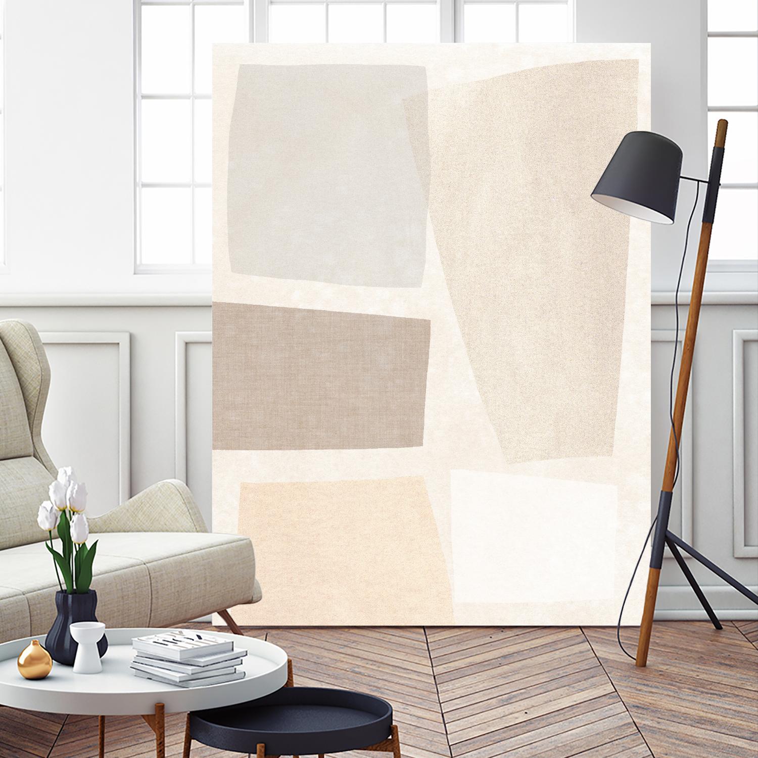 Block Magnetism II by June Vess on GIANT ART - grey abstract abstract