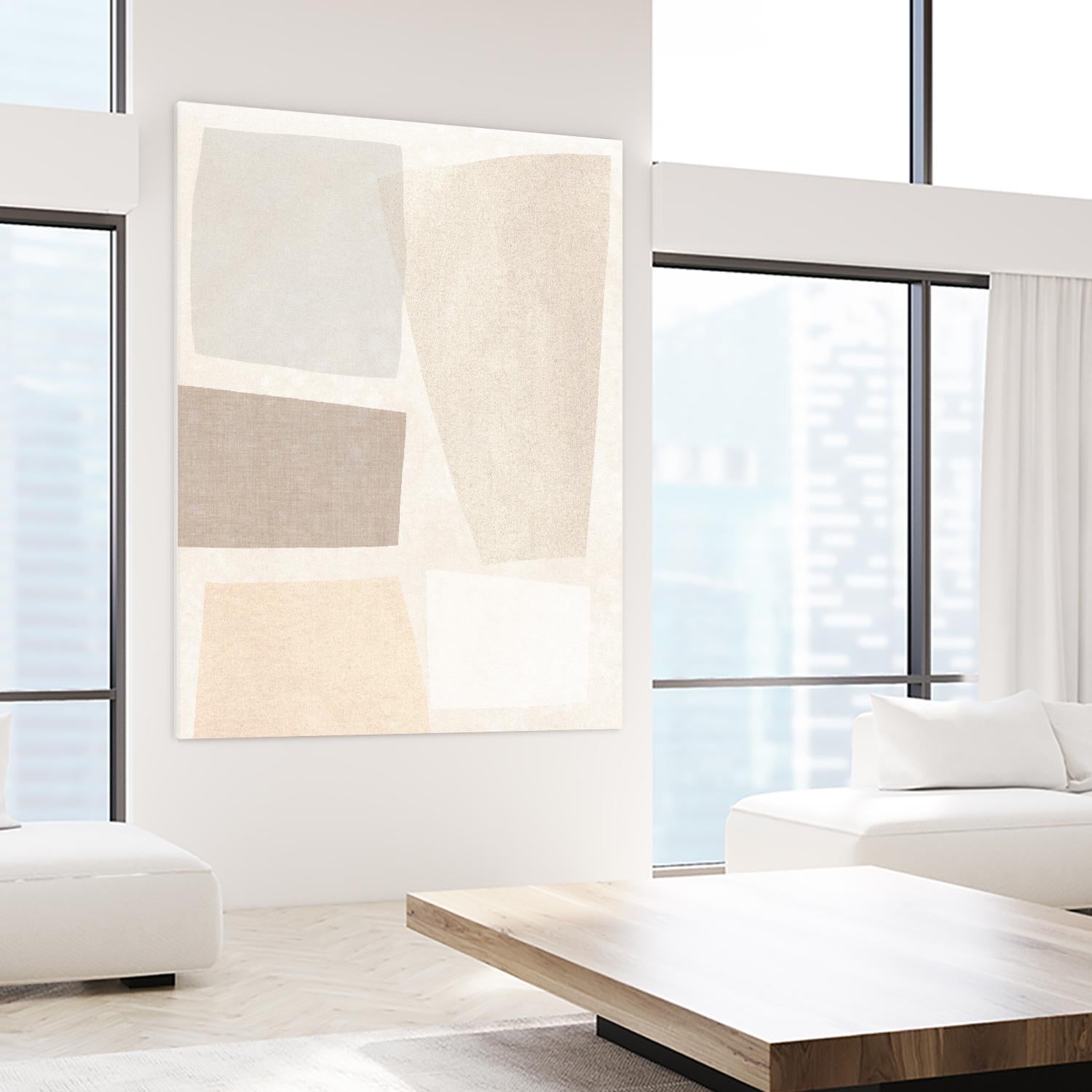 Block Magnetism II by June Vess on GIANT ART - grey abstract abstract