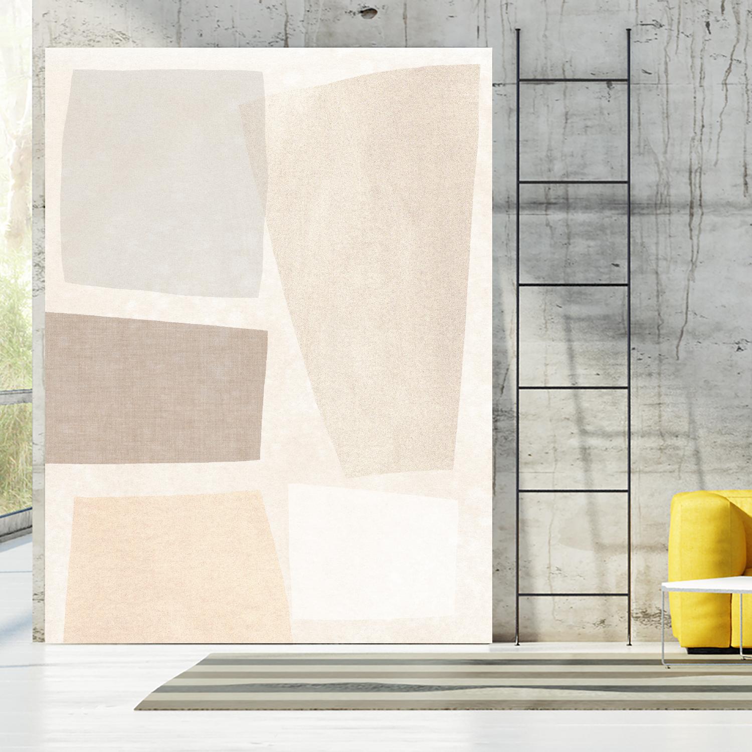 Block Magnetism II by June Vess on GIANT ART - grey abstract abstract