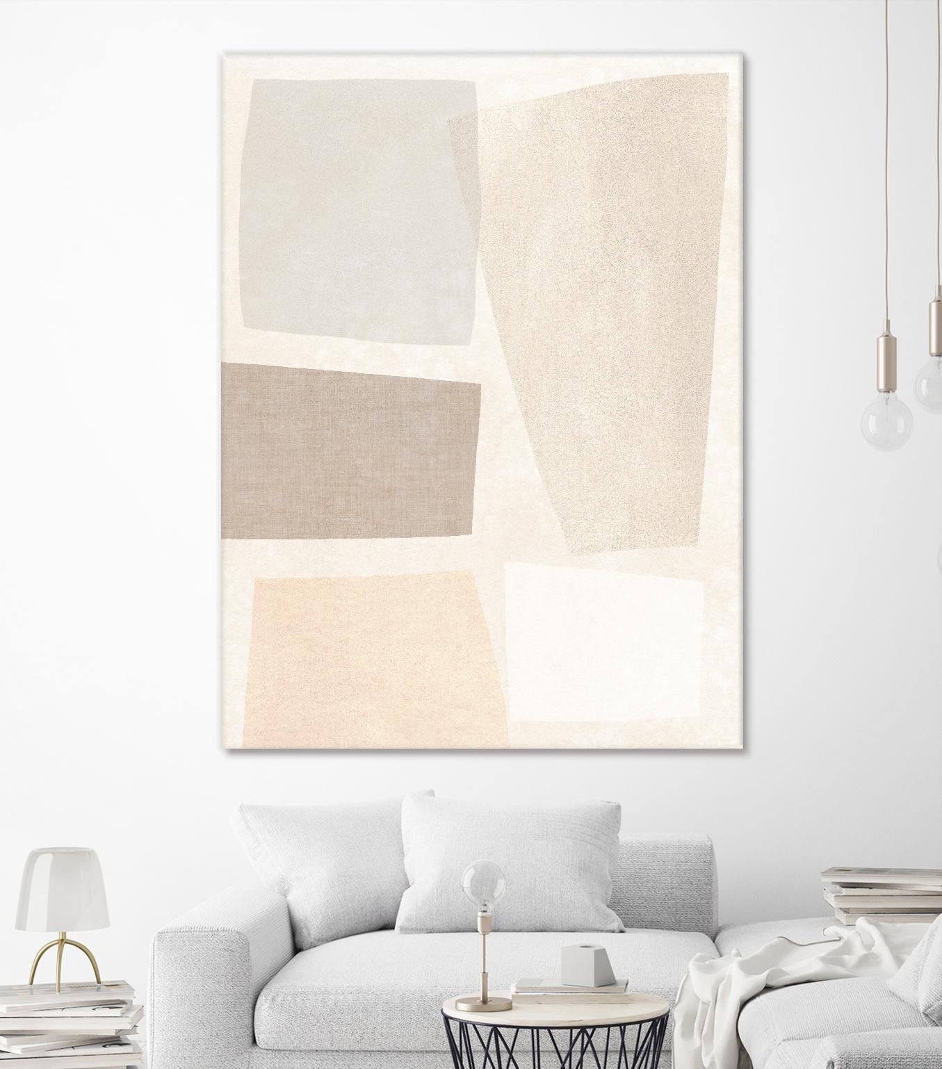 Block Magnetism II by June Vess on GIANT ART - grey abstract abstract