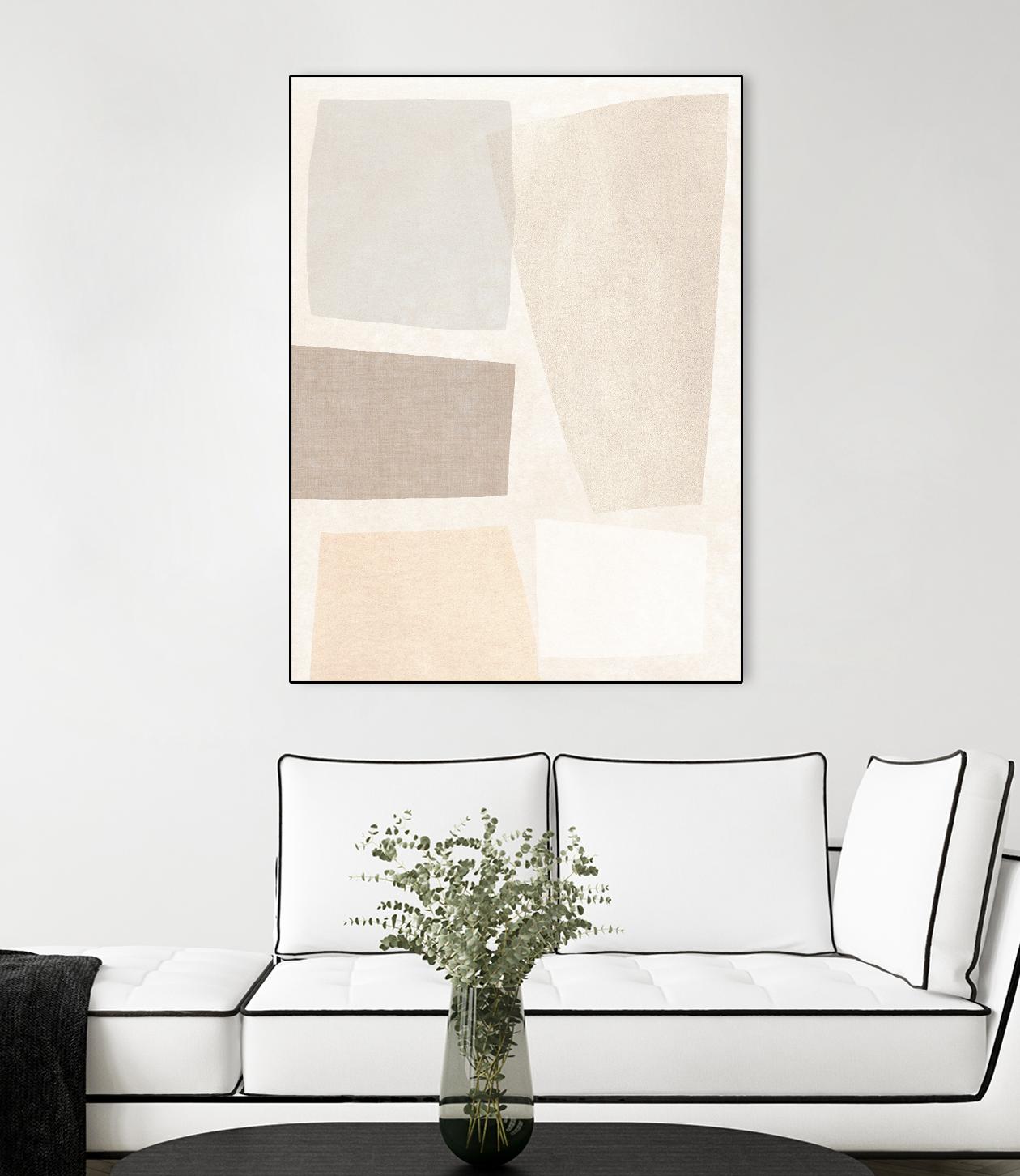 Block Magnetism II by June Vess on GIANT ART - grey abstract abstract