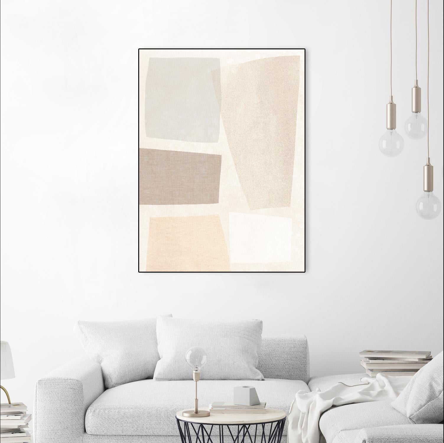 Block Magnetism II by June Vess on GIANT ART - grey abstract abstract