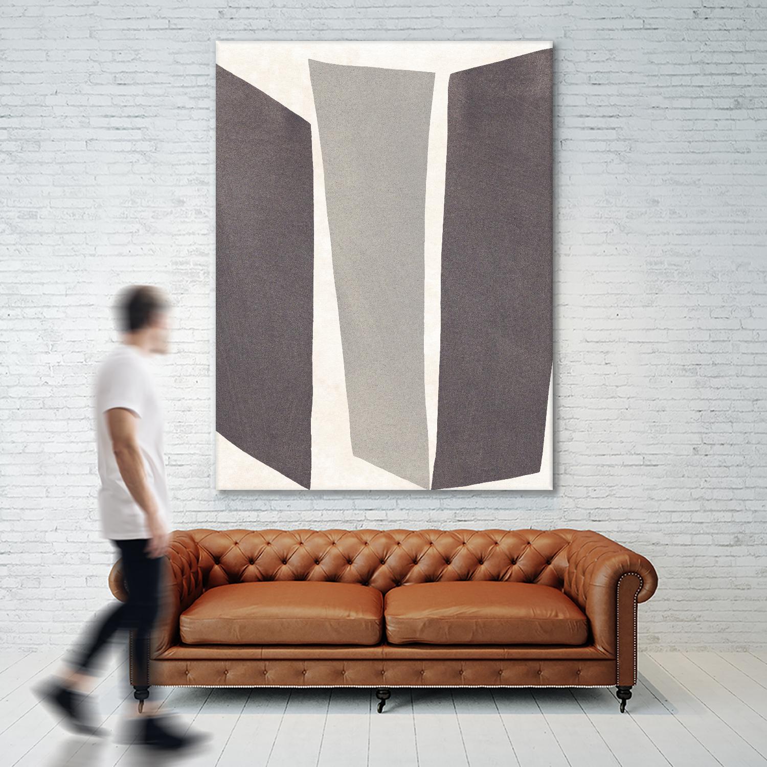 Colorblock Artifact II by June Vess on GIANT ART - white abstract abstract