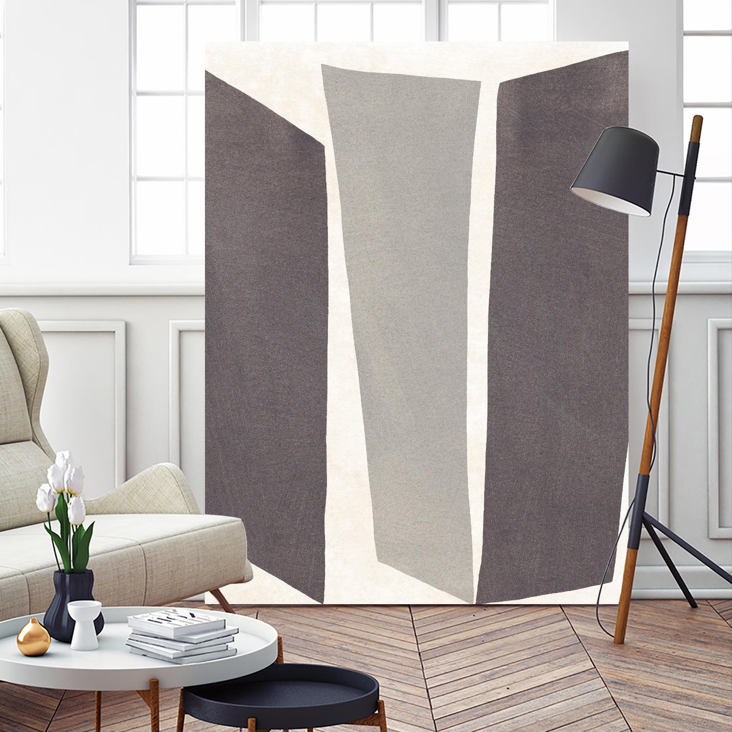 Colorblock Artifact II by June Vess on GIANT ART - white abstract abstract