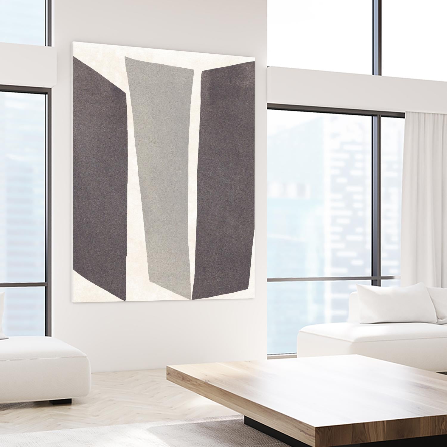 Colorblock Artifact II by June Vess on GIANT ART - white abstract abstract