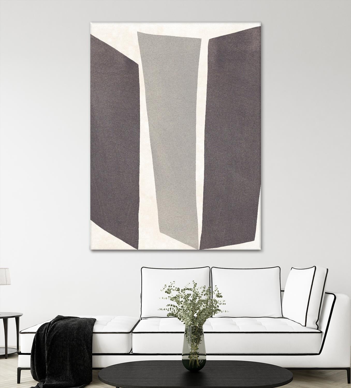 Colorblock Artifact II by June Vess on GIANT ART - white abstract abstract