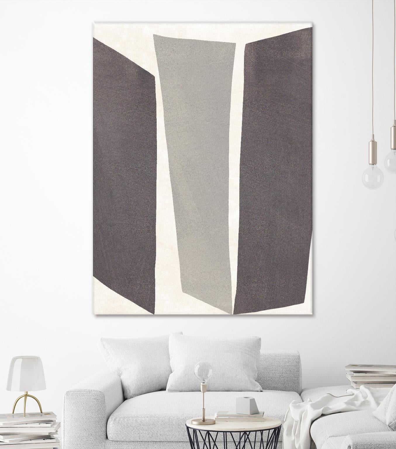 Colorblock Artifact II by June Vess on GIANT ART - white abstract abstract