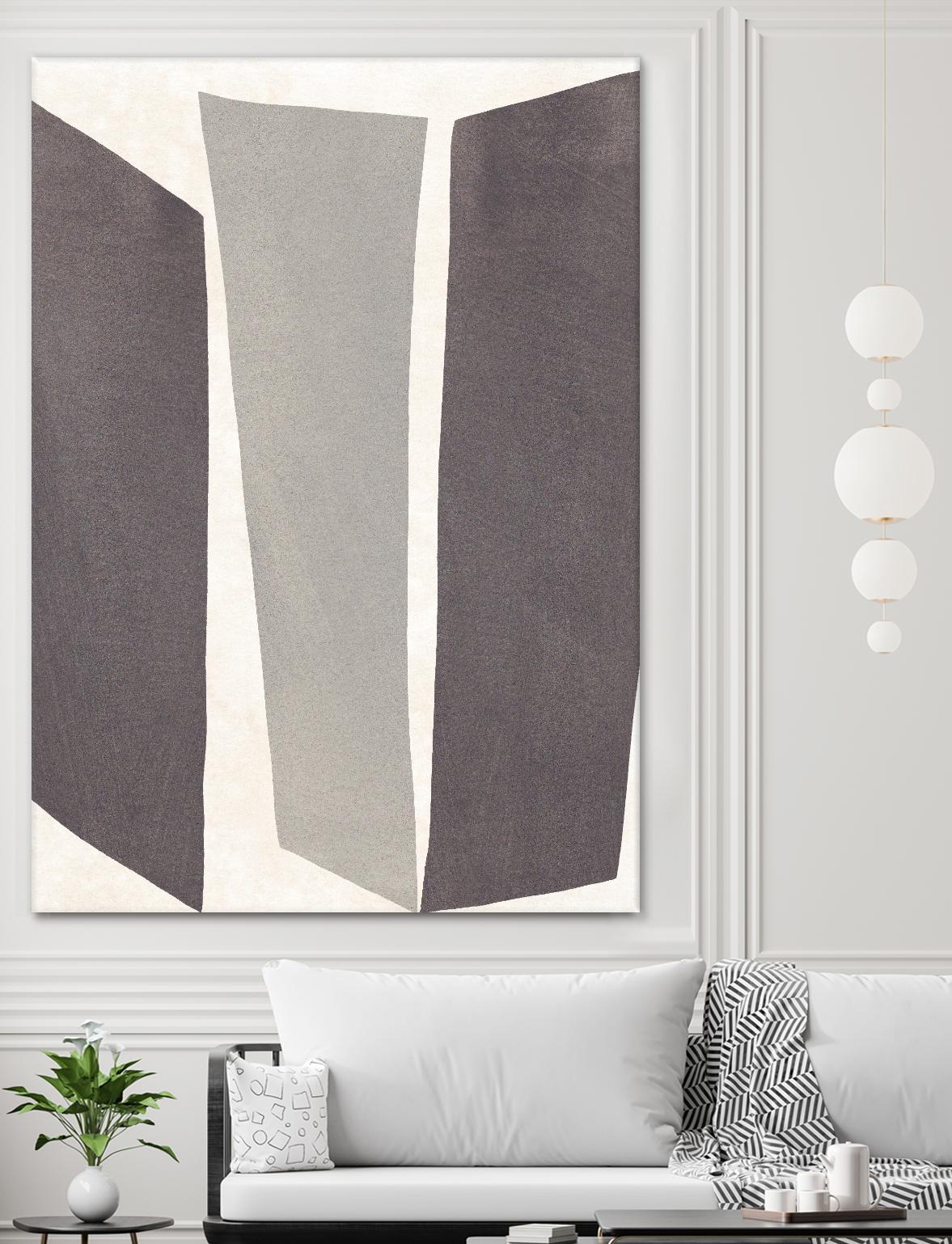 Colorblock Artifact II by June Vess on GIANT ART - white abstract abstract