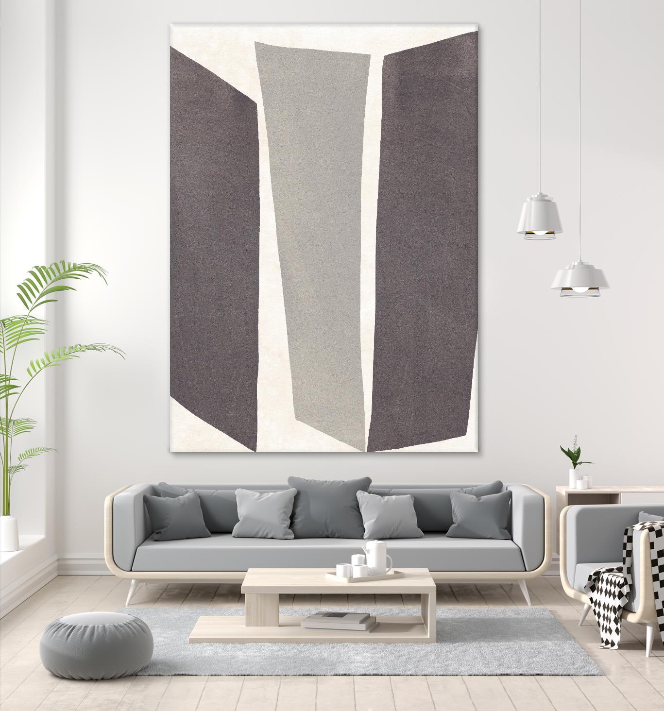 Colorblock Artifact II by June Vess on GIANT ART - white abstract abstract