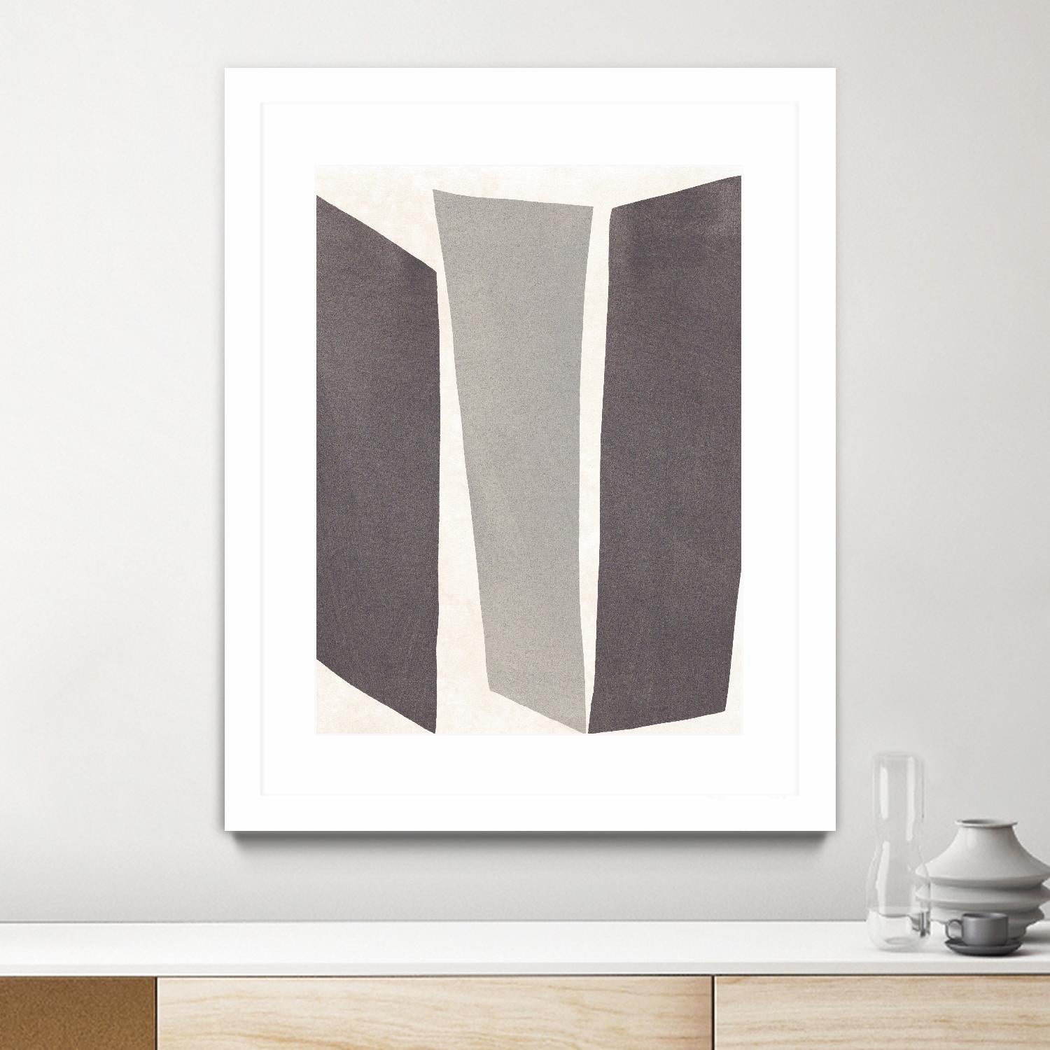 Colorblock Artifact II by June Vess on GIANT ART - white abstract abstract