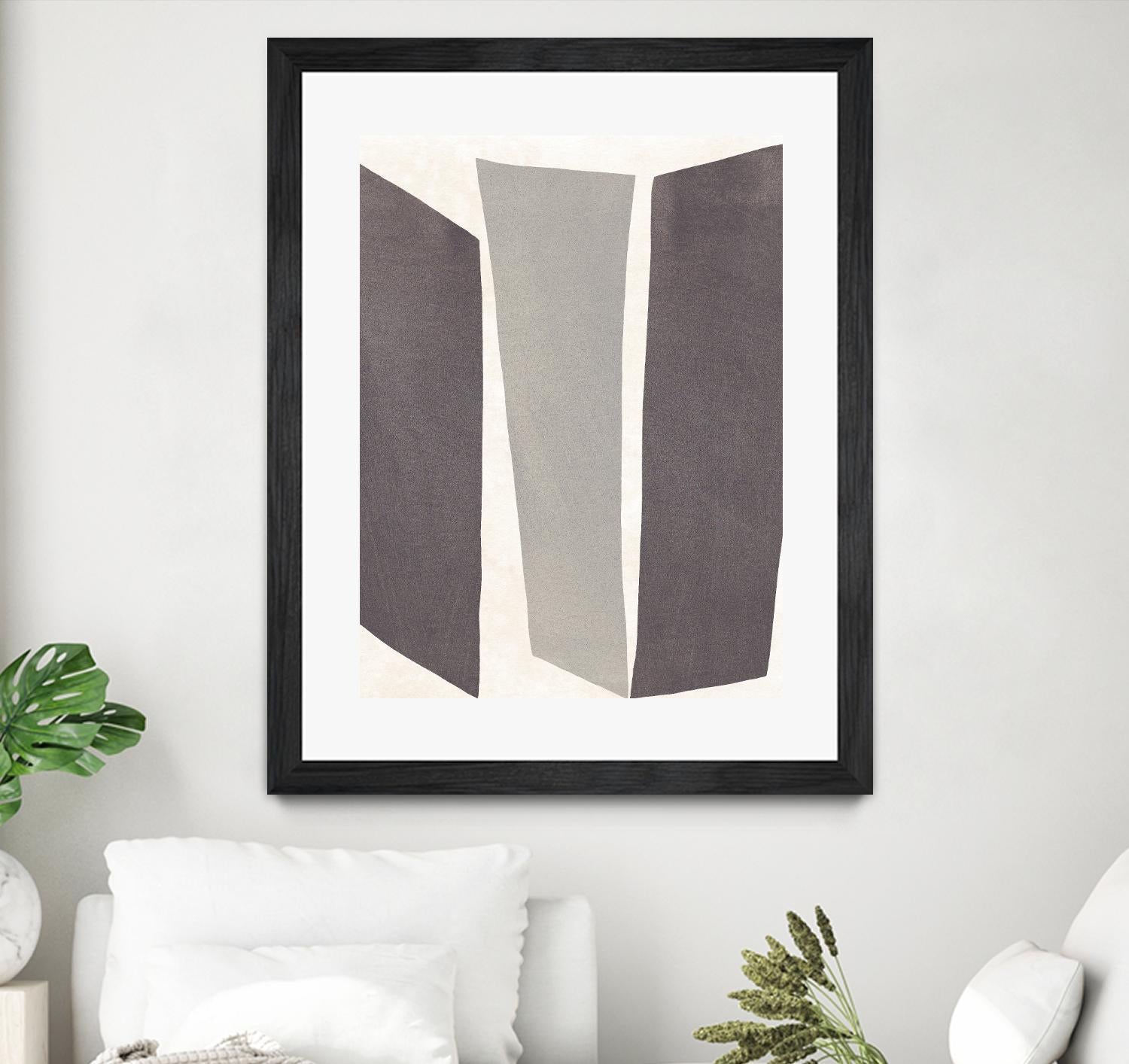 Colorblock Artifact II by June Vess on GIANT ART - white abstract abstract