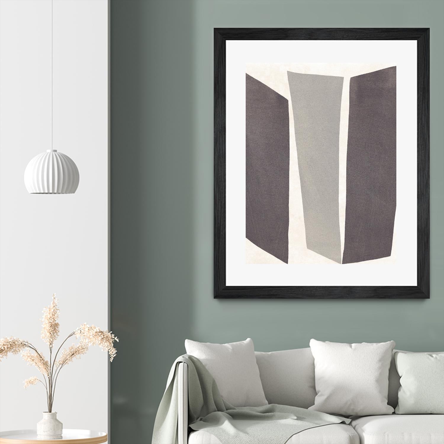 Colorblock Artifact II by June Vess on GIANT ART - white abstract abstract