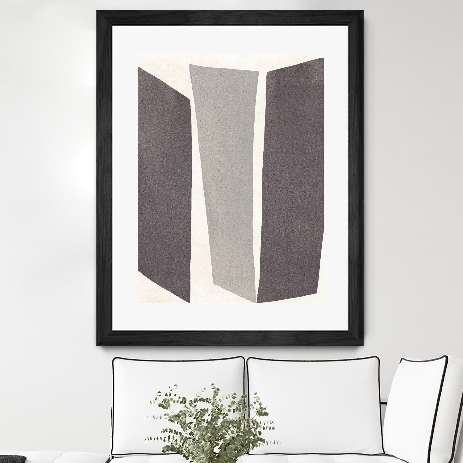 Colorblock Artifact II by June Vess on GIANT ART - white abstract abstract