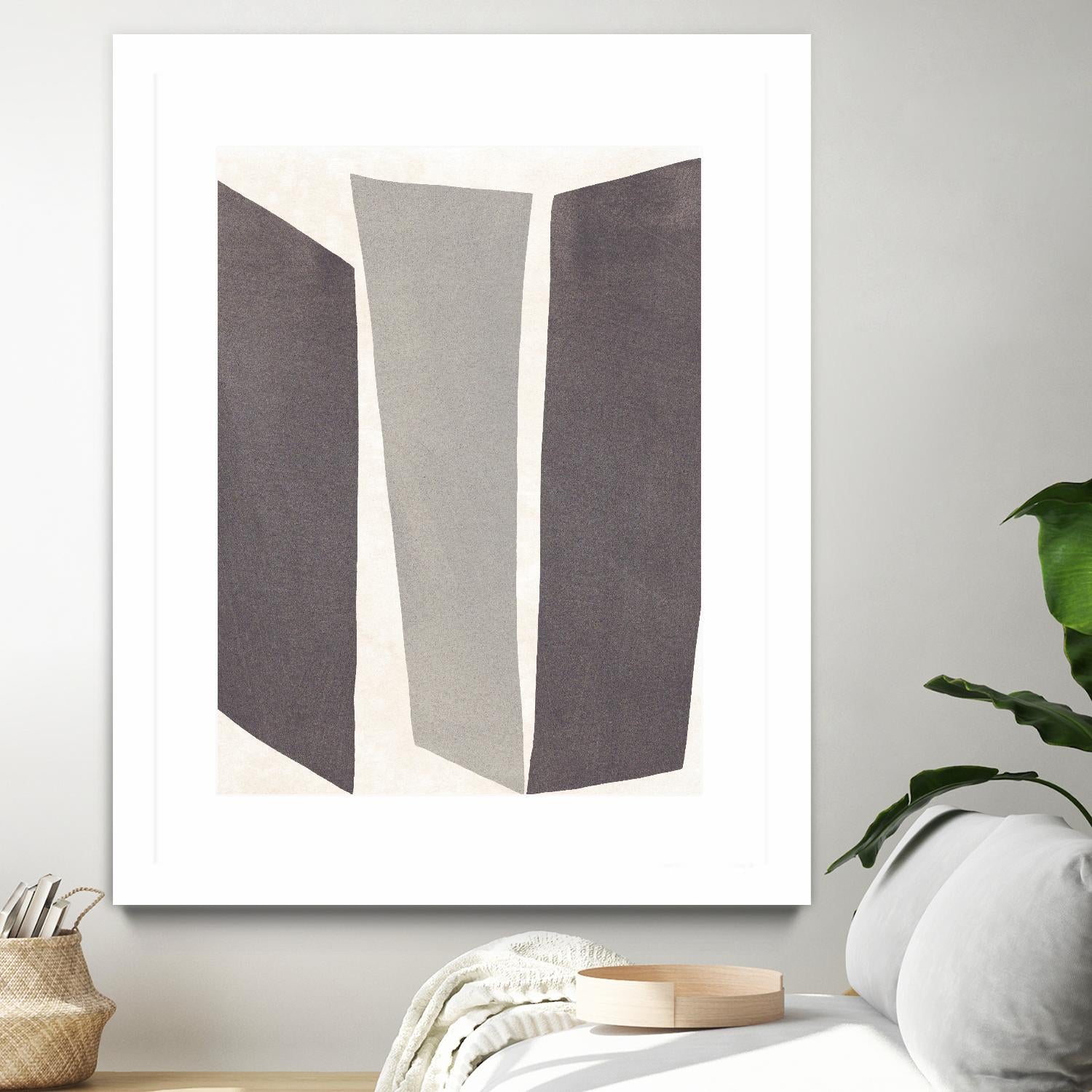 Colorblock Artifact II by June Vess on GIANT ART - white abstract abstract