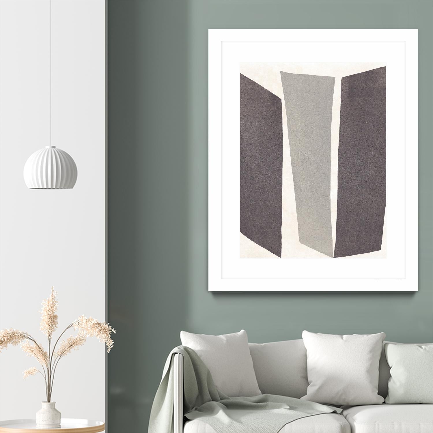 Colorblock Artifact II by June Vess on GIANT ART - white abstract abstract