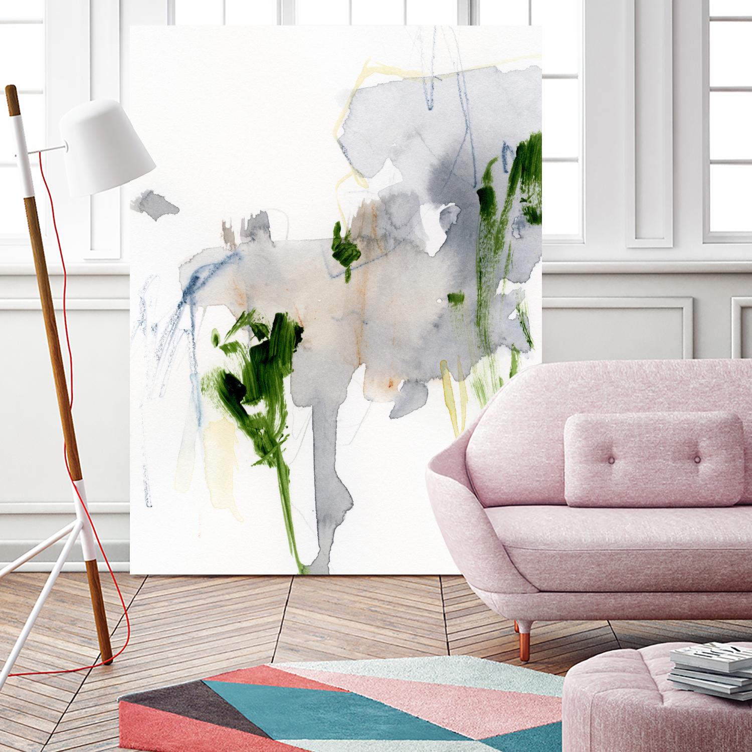 Green and Grey II by Victoria Barnes on GIANT ART - green abstract abstract