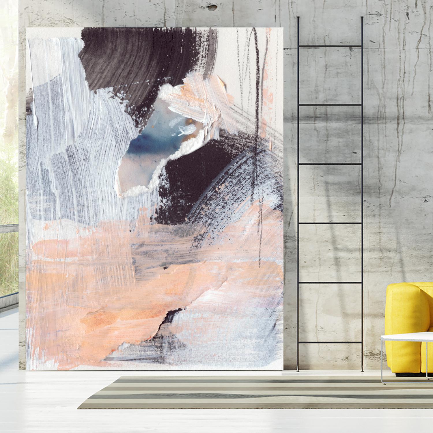 Paved Path I by Jennifer Parker on GIANT ART - pink abstract abstract