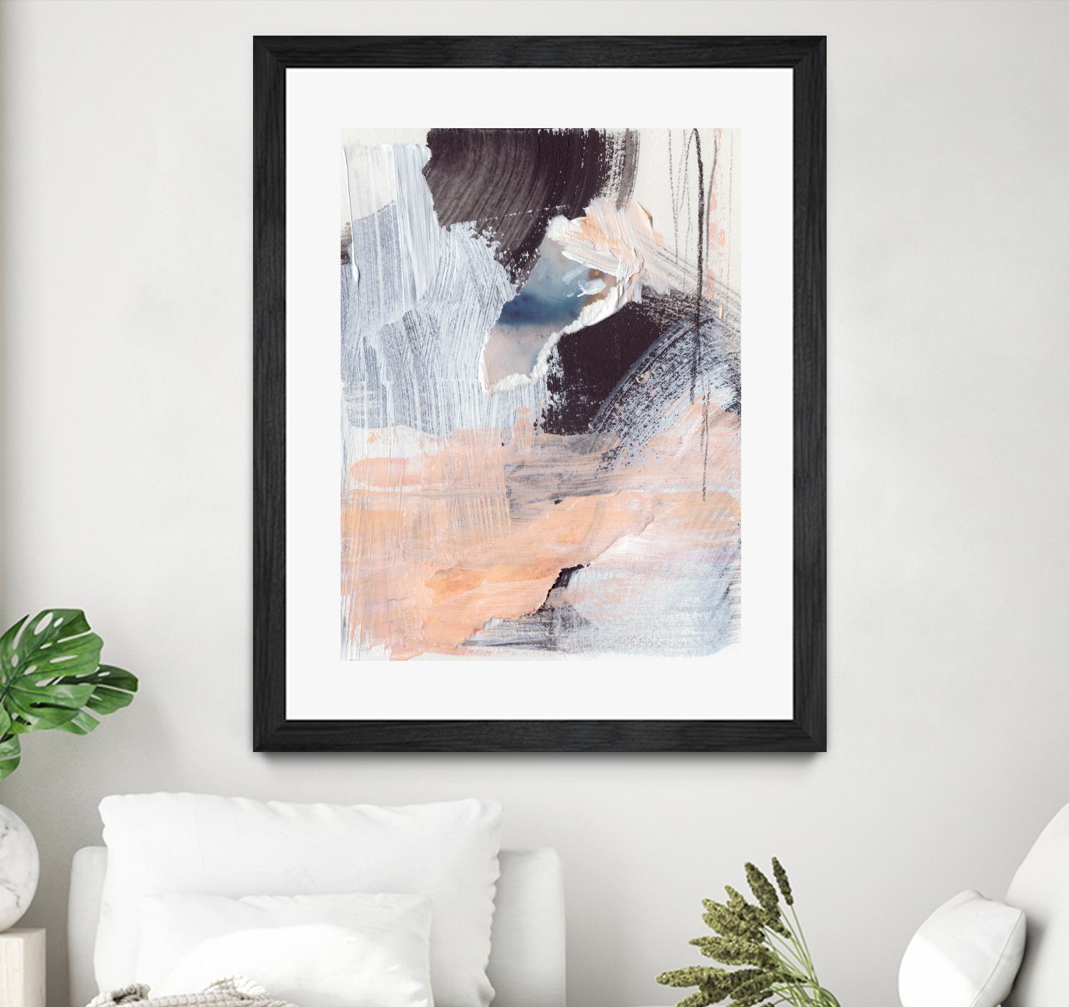 Paved Path I by Jennifer Parker on GIANT ART - pink abstract abstract