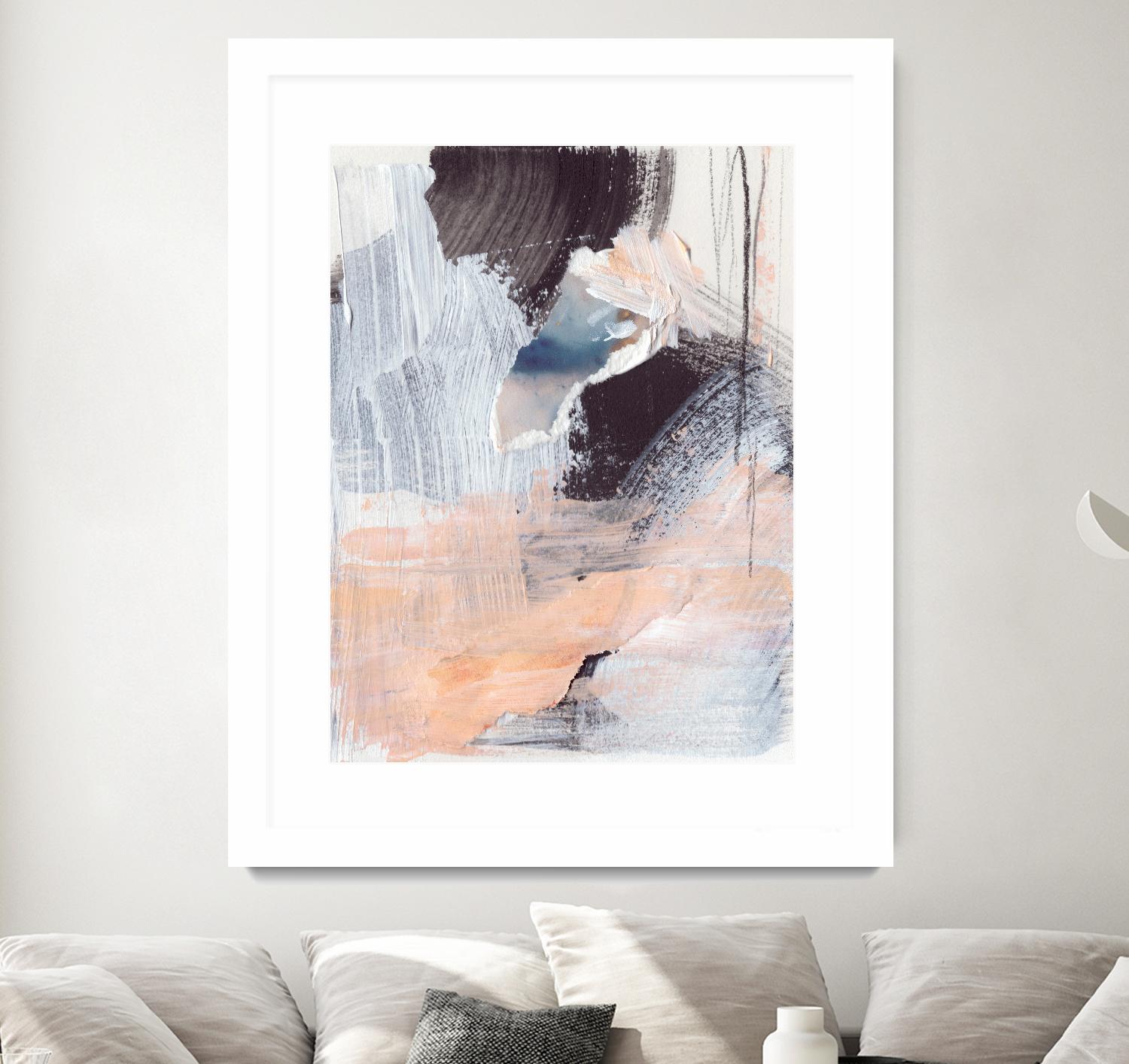 Paved Path I by Jennifer Parker on GIANT ART - pink abstract abstract