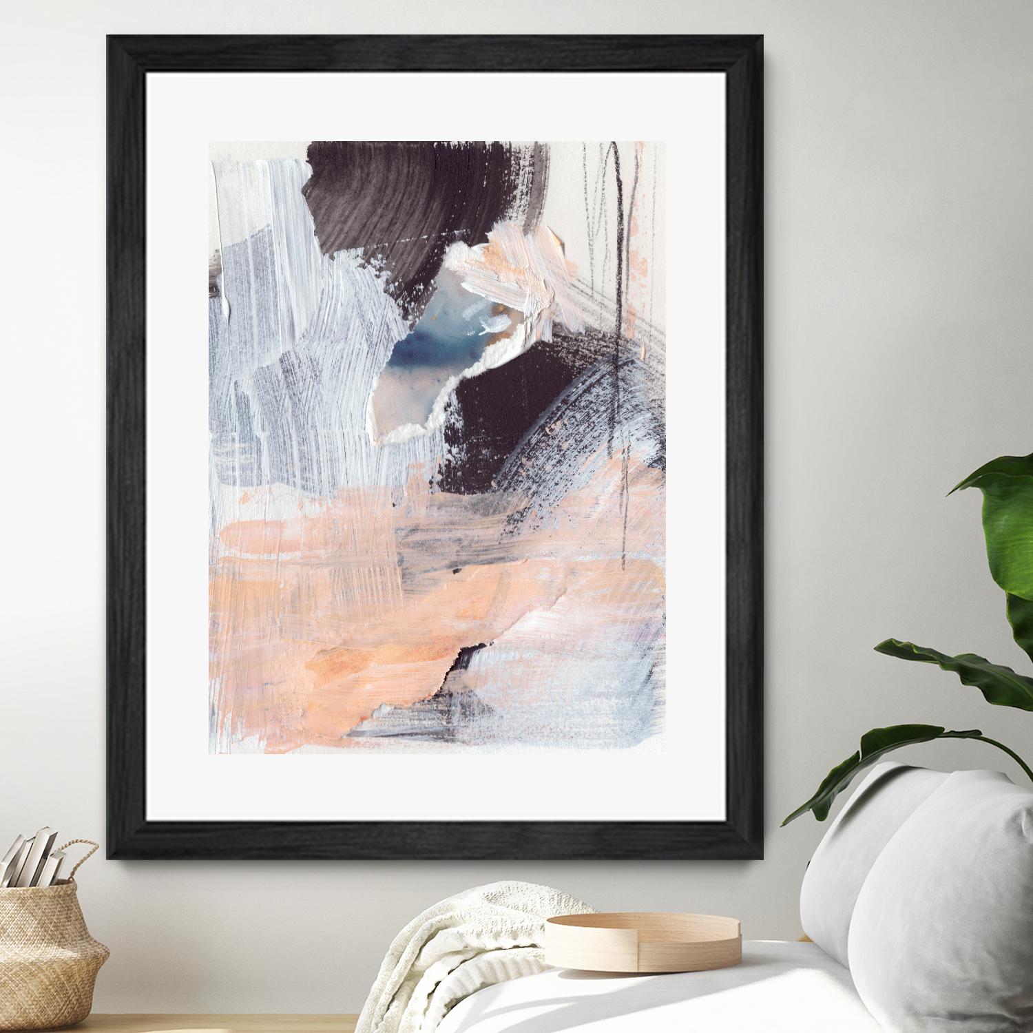 Paved Path I by Jennifer Parker on GIANT ART - pink abstract abstract