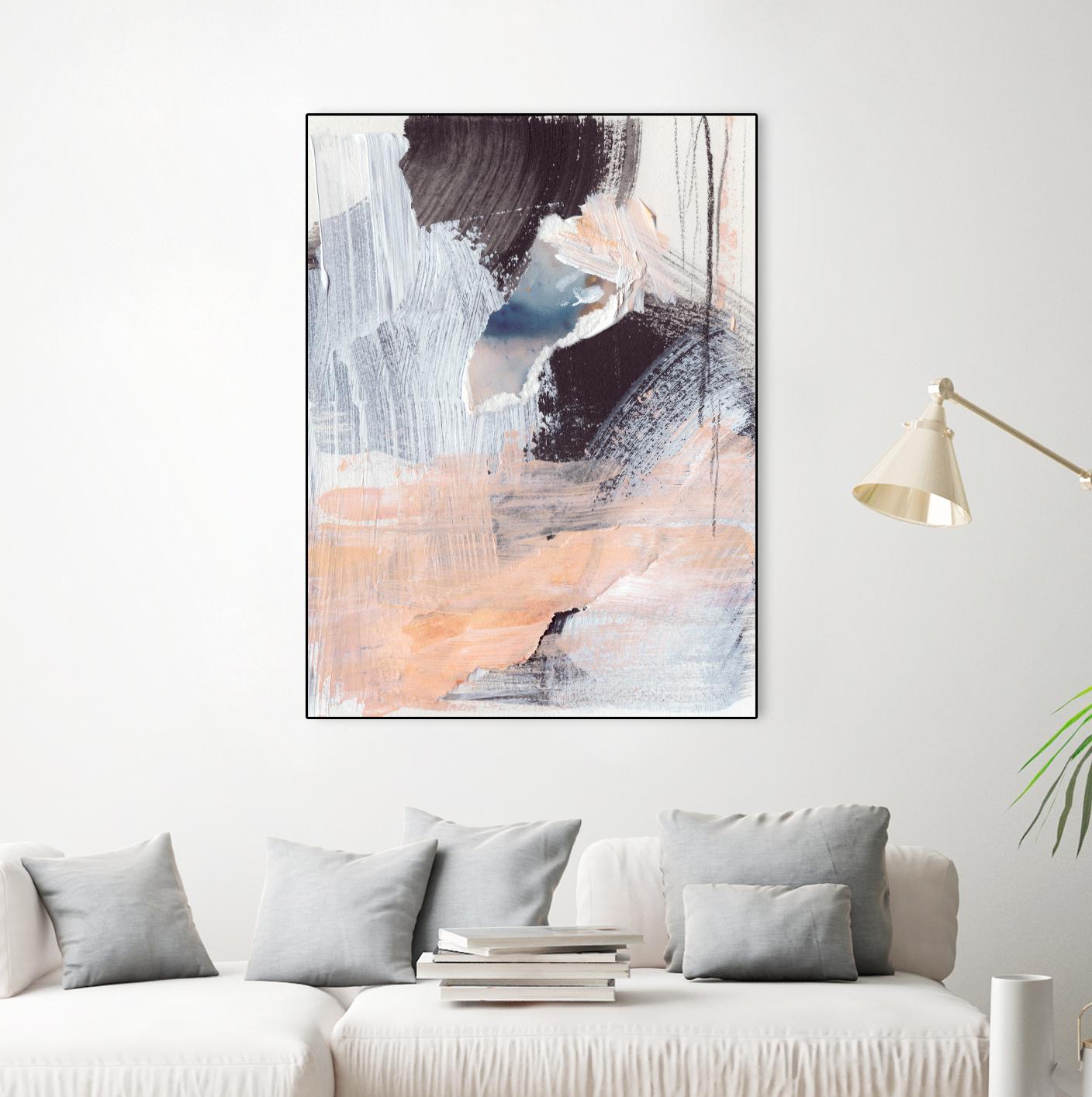 Paved Path I by Jennifer Parker on GIANT ART - pink abstract abstract