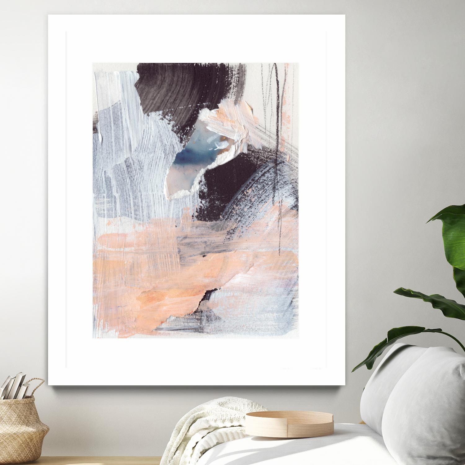 Paved Path I by Jennifer Parker on GIANT ART - pink abstract abstract