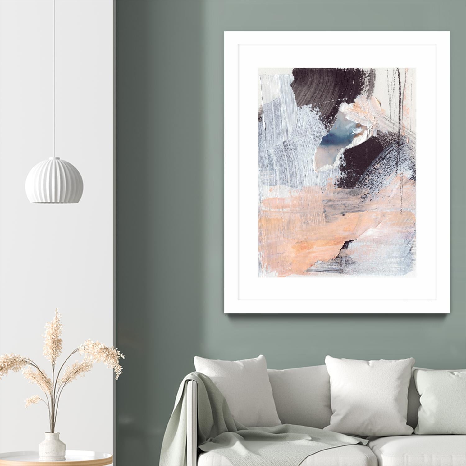 Paved Path I by Jennifer Parker on GIANT ART - pink abstract abstract