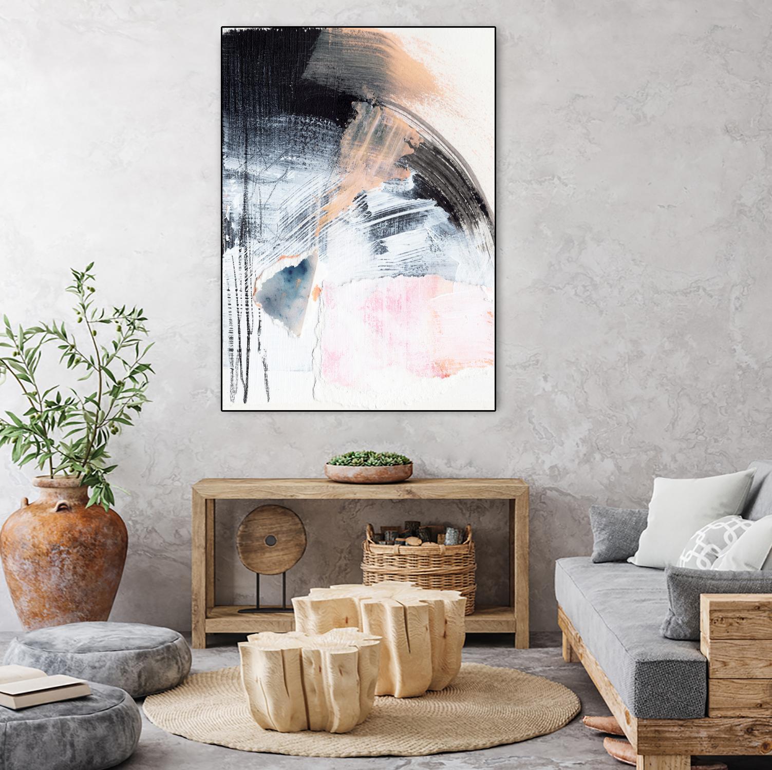 Paved Path IV by Jennifer Parker on GIANT ART - beige abstract abstract