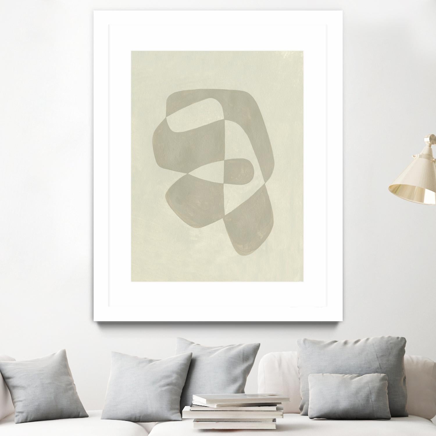 Soft Shape I by Emma Caroline on GIANT ART - beige abstract abstract